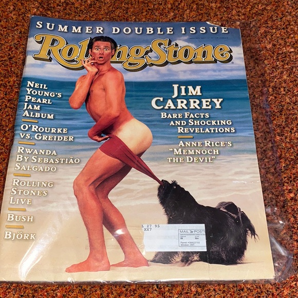 Vintage Rolling Stones Magazine Jim Carey 1995 - Picture 2 of 6